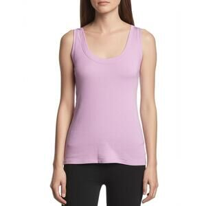 NWT Favorite Daughter XL Pastel Lavender Ribbed Tank Top Scoop Neck Casual Chic